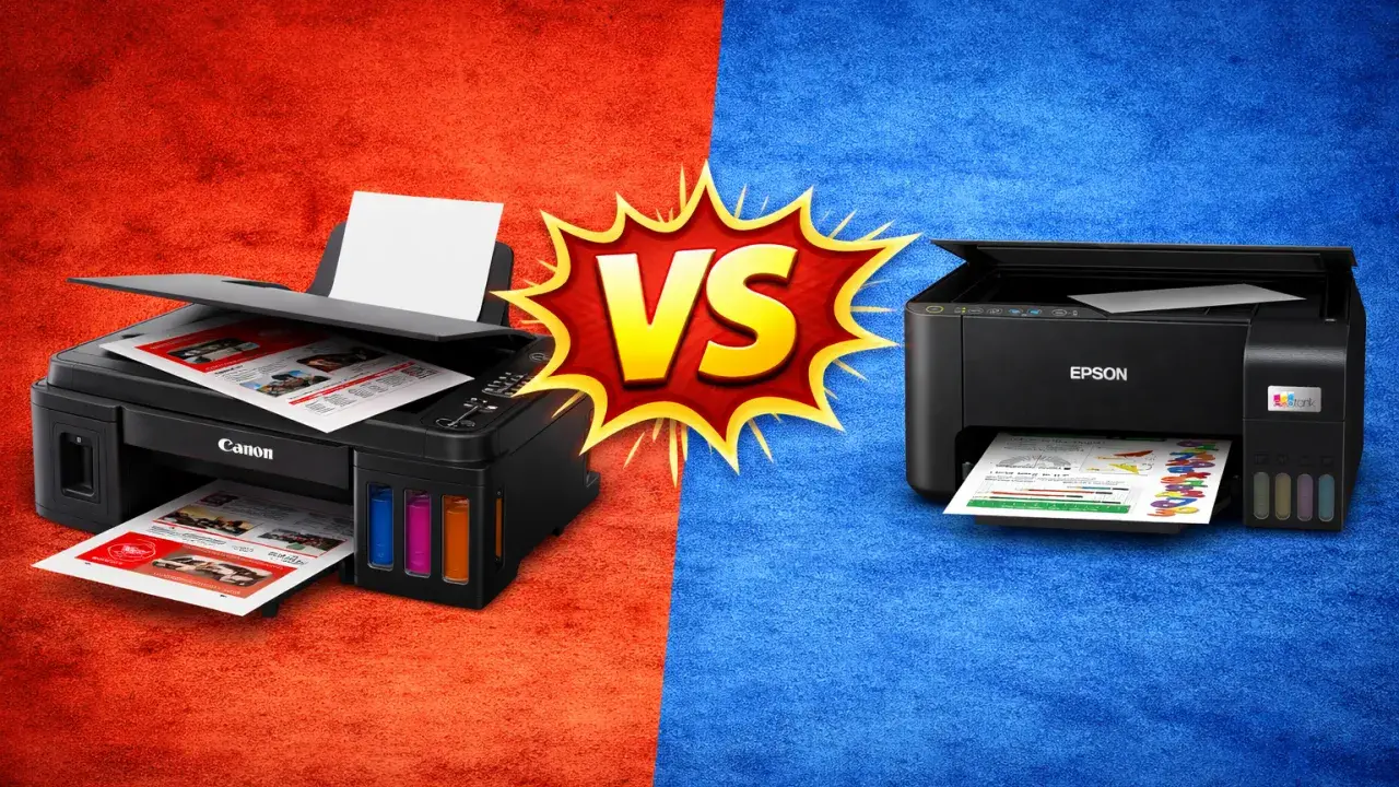 Canon ou Epson em 2026: comparativo real com modelos e preços